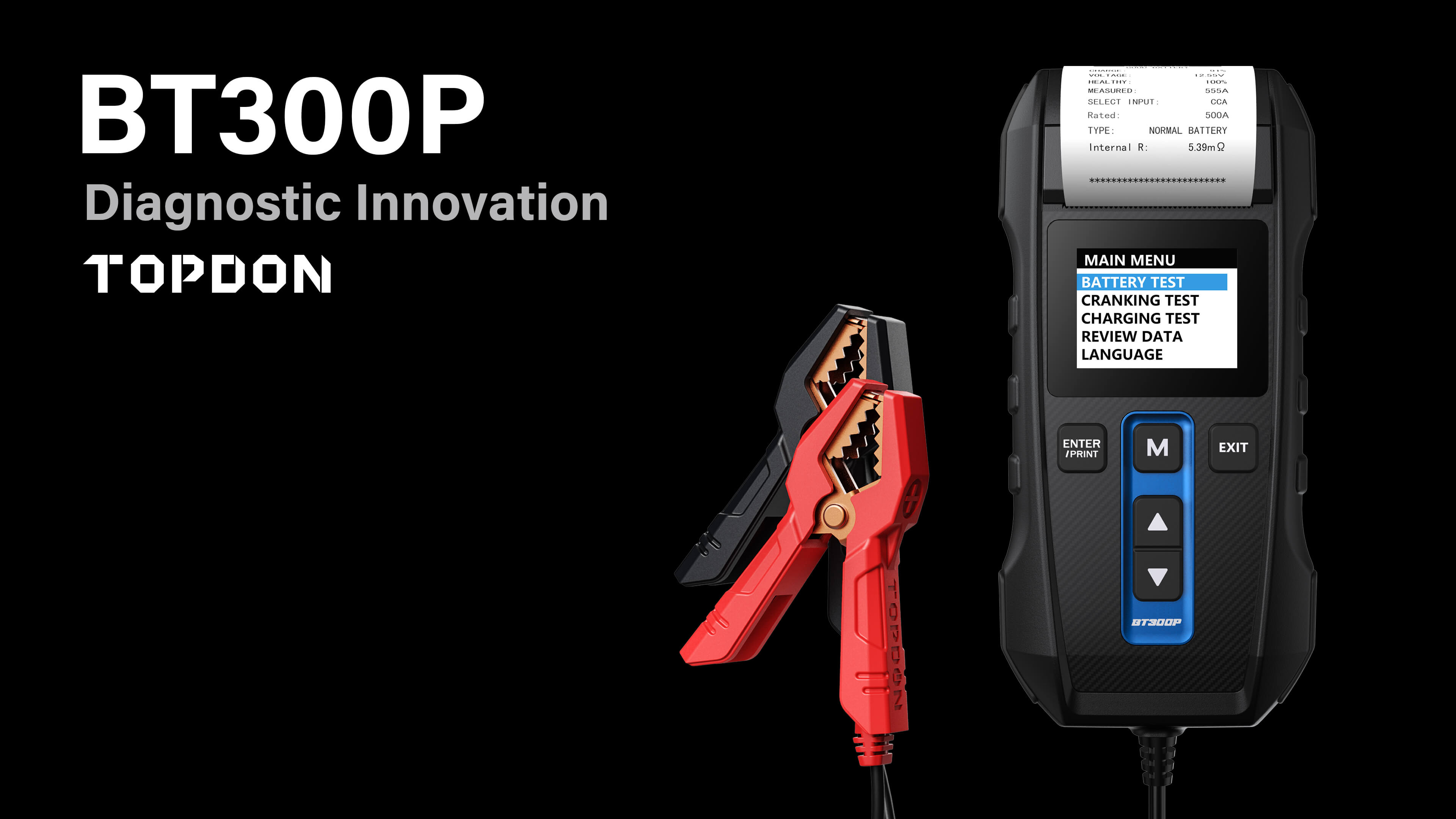 What’s TOPDON Battery Tester BT300P?